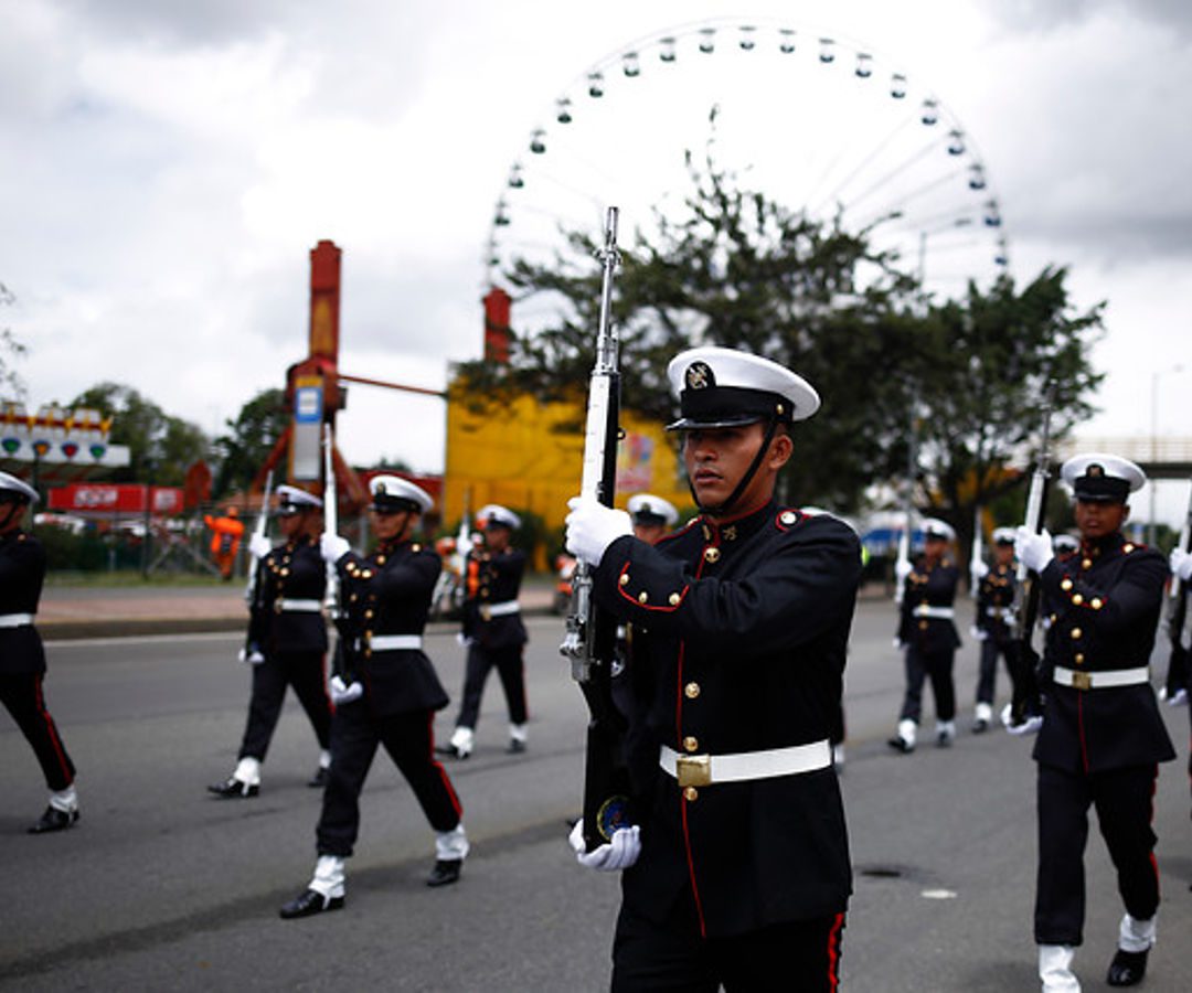 Cierres viales en Bogotá por el ensayo del desfile del 20 de julio