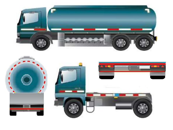 Cintas retrorreflectivas. instalación y uso obligatorio según Resolución 3246