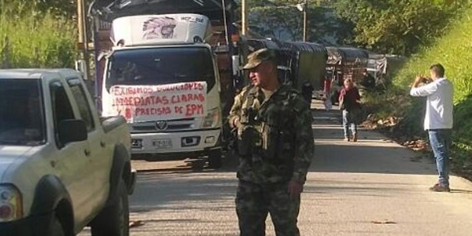 Afectaciones de Hidroituango generan cese de actividades conductores