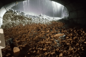 Vía al Llano ¡Alerta! Cierre total por las fuertes lluvias resgistradas en la noche