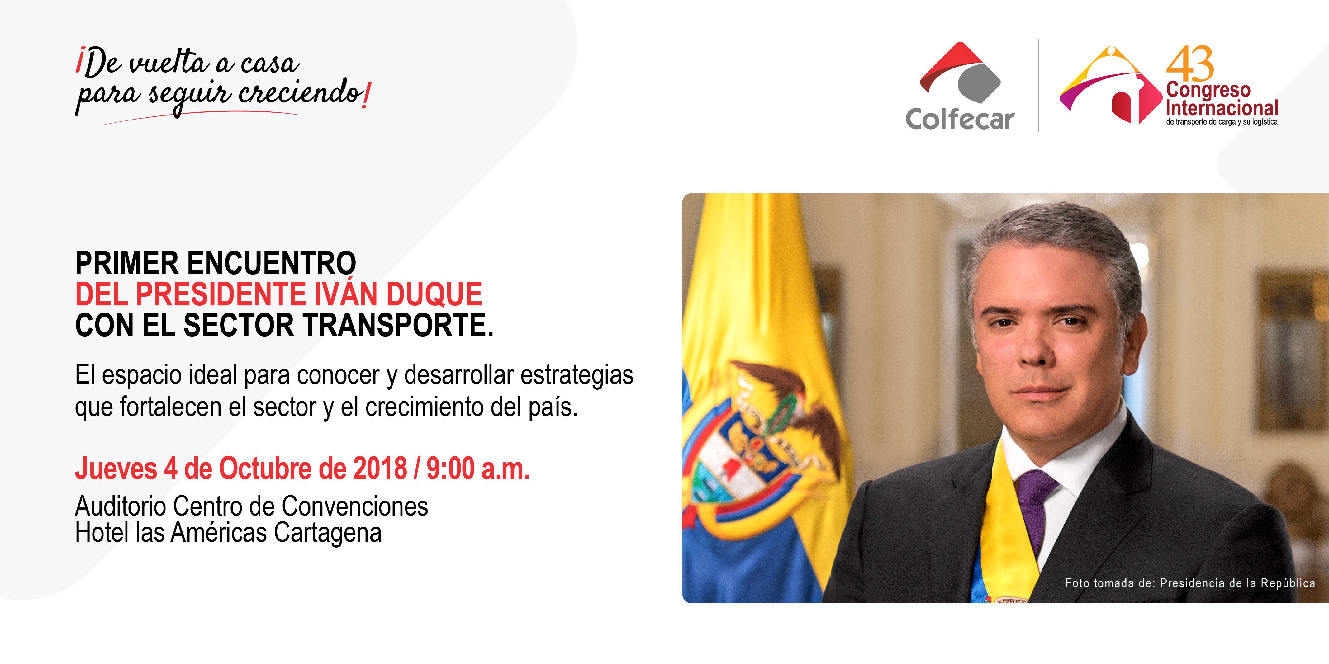 43 Congreso Internacional de Colfecar Presidente Duque