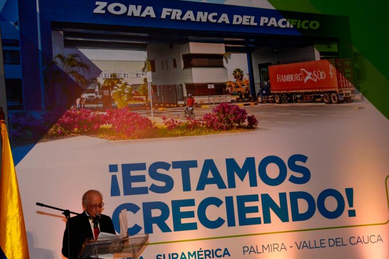 Zona Franca del Pacífico proyecto de ampliación se celebró en el Club Colombia