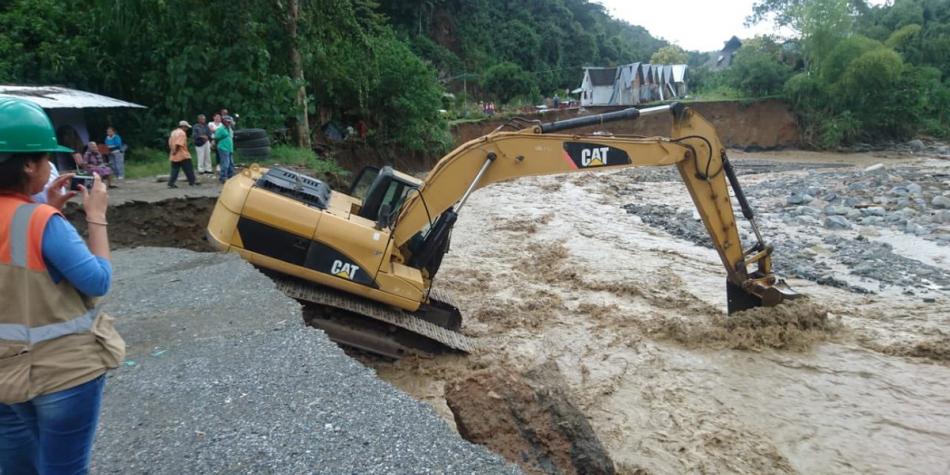 Creciente de río en Cañasgordas, Antioquia; sigue emergencia