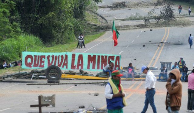 Indígenas anuncian bloqueo indefinido en Cauca
