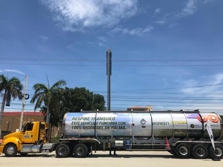 Comenzó a rodar tracto camión a base de biodiésel en Santa Marta