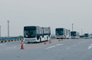 Así luce la flota de buses eléctricos más grande que llegará al país