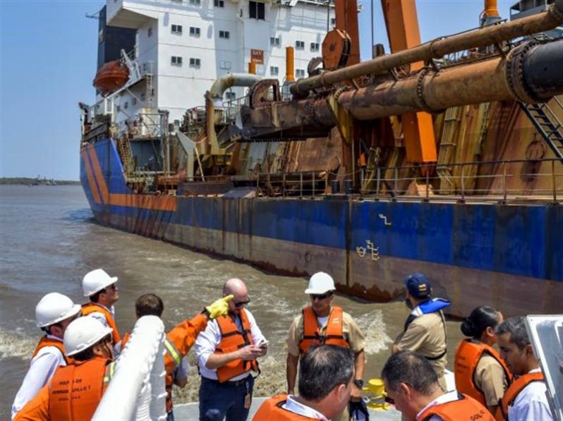 Puerto de Barranquilla Findeter informó que draga estará disponible solo por cinco meses