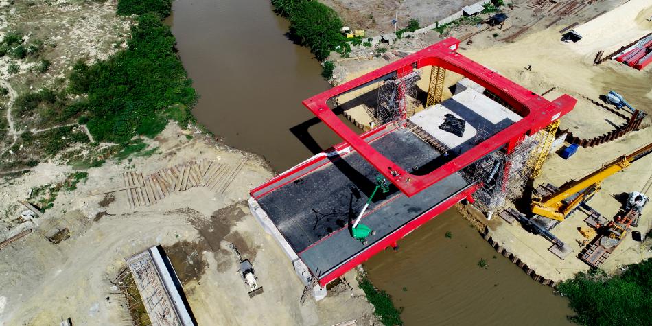 Así es el primer puente móvil que tendrá el país ubicado en Barranquilla