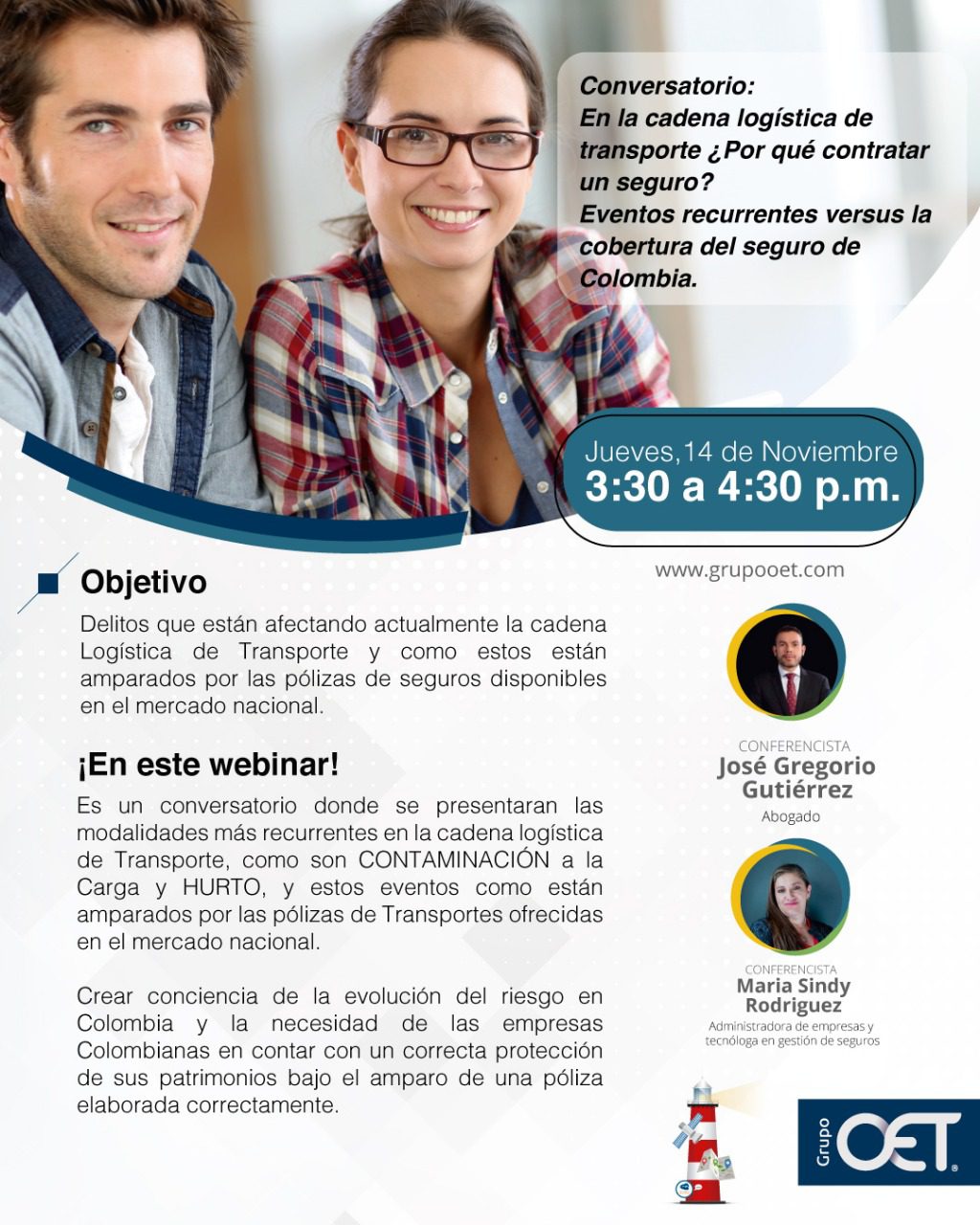 Webinar sobre "Delitos más Recurrentes VS la Cobertura del Seguro en Colombia"