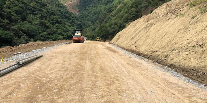 Antes de finalizar el 2019, se restablecerá el tránsito por la vía Bolombolo-Amagá en el sector Sinifaná