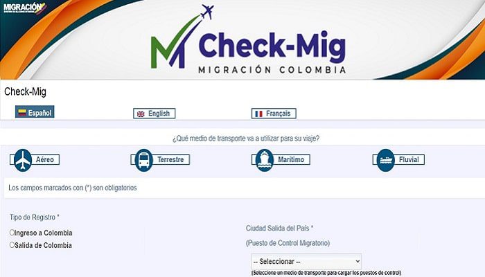 Check Mig El Registro Obligatorio Que Debes Completar Para Viajar A   Check Mig 