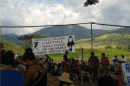 Protesta de los 'Nietos de Quintín Lame'