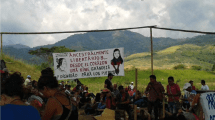 Protesta de los 'Nietos de Quintín Lame'