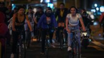 ciclovía nocturna