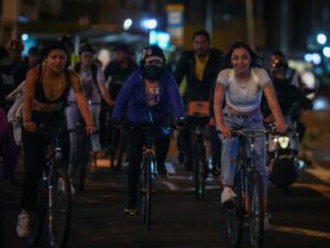 ciclovía nocturna